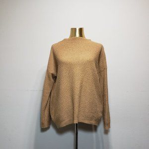 FOREVER 21 Boat Neck Brown Sweater
